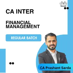 CA Inter FM | Regular Live Batch | 9th March 26 | By CA Prashant Sarda | Sep26 And Jan27 Exams